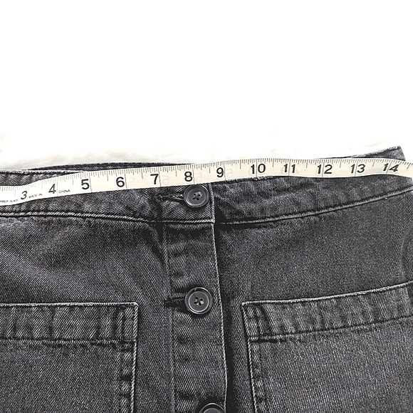 Free People We the Free Black Denim mini skirt (size 27) - Picture 7 of 7
